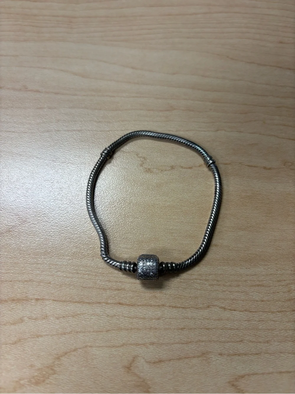 Pandora Sparkling Pavé Clasp Bracelet